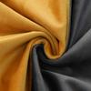 Simple Solid Color Velvet Splicing Blackout Curtain Cloth Bedroom Living Room Curtain Customization