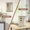 Wood Key Box Decorative Key Holder Wall Mounted Key Holder Box Organizer with 6 Hooks Key Cabinet for Home Entrance Living Room