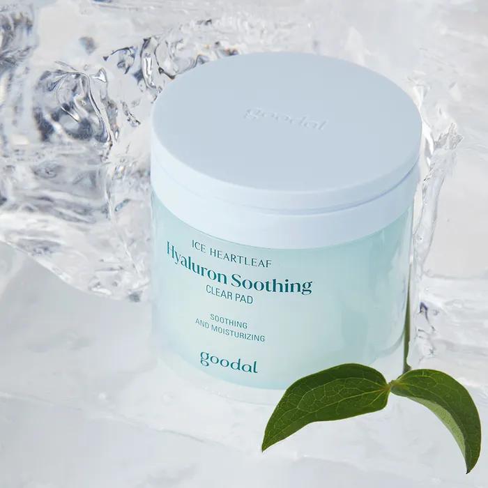 

[2 упаковки] Goodal Eoseongcho Гиалуроновые успокаивающие очищающие пэды 70 штук