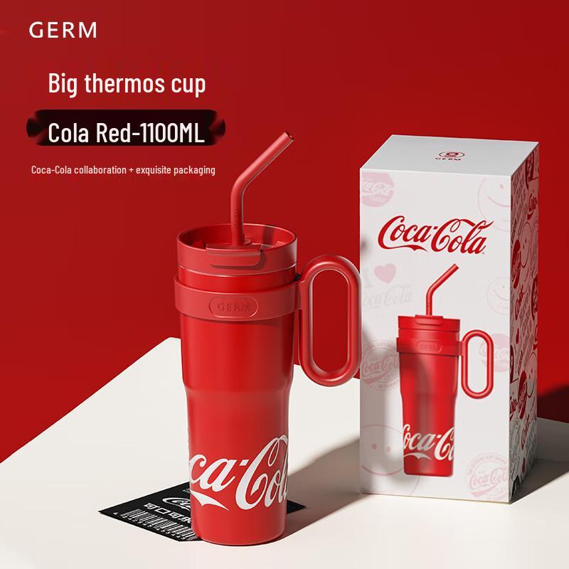 

Gemai Coca-Cola Insulated Straw Tumbler