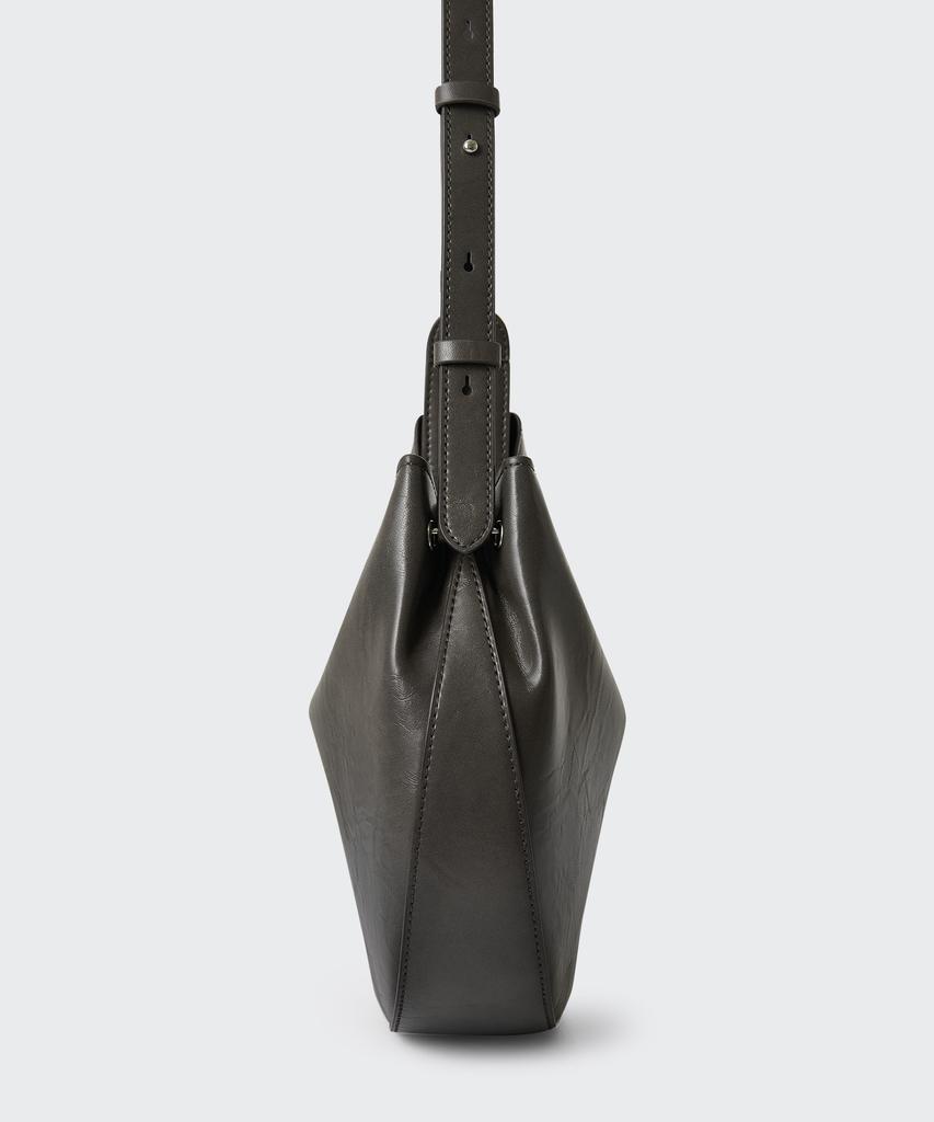Musinsa Standard Woman Fat Crescent Shoulder Bag [Khaki Grey]