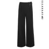 ELLASSAY Women's Winter High-Waist Straight-Leg Casual Trousers