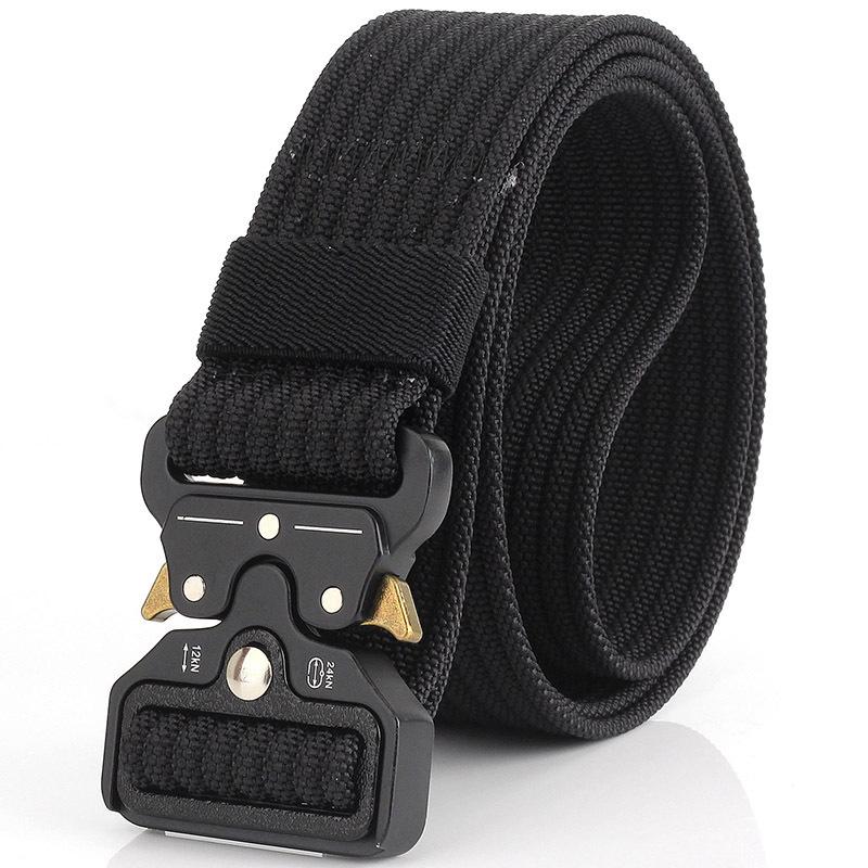 New Quick Release Cobra Belt, Nylon Outdoor Sports Men's Belt