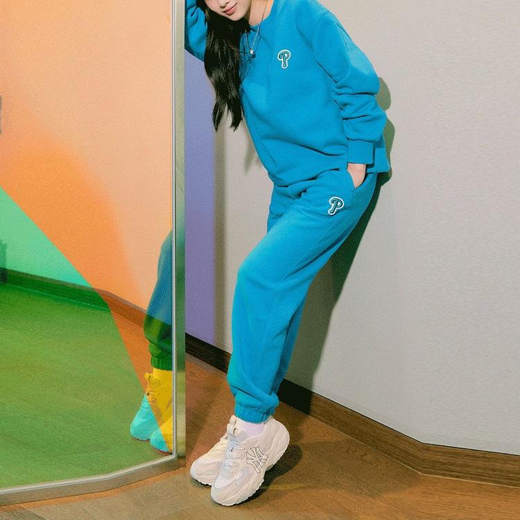 New MLB Sports Pants Unisex Mint Blue 3APT00216-10MTS