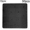 50Pcs/100Pcs Hollow Square Flower Pot Mat Bonsai Breathable Mesh Pad Cushion