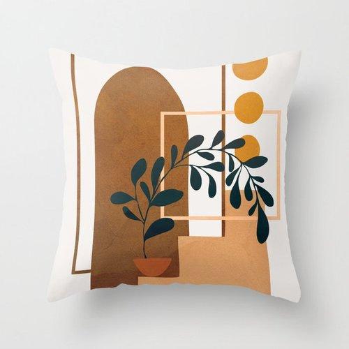 Nordic New Abstract Pillowcase Geometric Pattern Living Room Sofa Cushion Cover Home Decoration