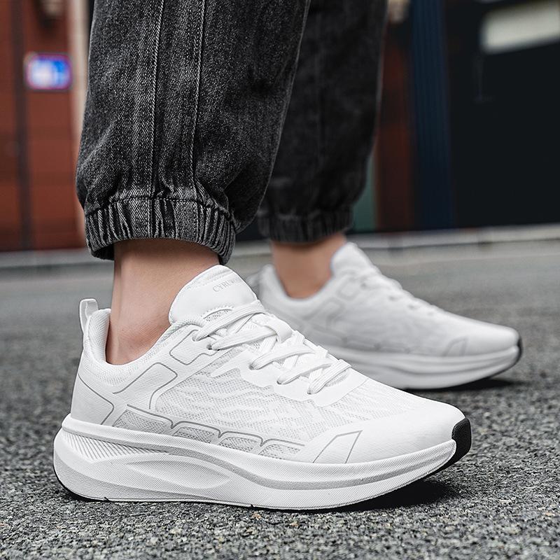 2025 spring new jaka breathable men's single shoes soft sole casual fashion lightweight sports shoes versatile travel shoes