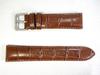 L07N012J0 SEIKO 22mm Leather Calfskin for and via Strap, Embossed, Brown, SRP713J1/ 4R36-04H0 others. (Ships Nekoposu)