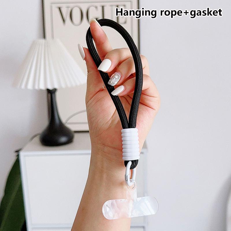 

Шнурок для мобільного телефону з прокладкою Плетена сумка для води на зап’ясті Барвистий простий унісекс Подарунковий брелок Ланцюжок для телефону