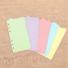 Rainbow Patterned Index Pages For Binders Easy To Rearrange Sections Ideal For Classifying Important Paper