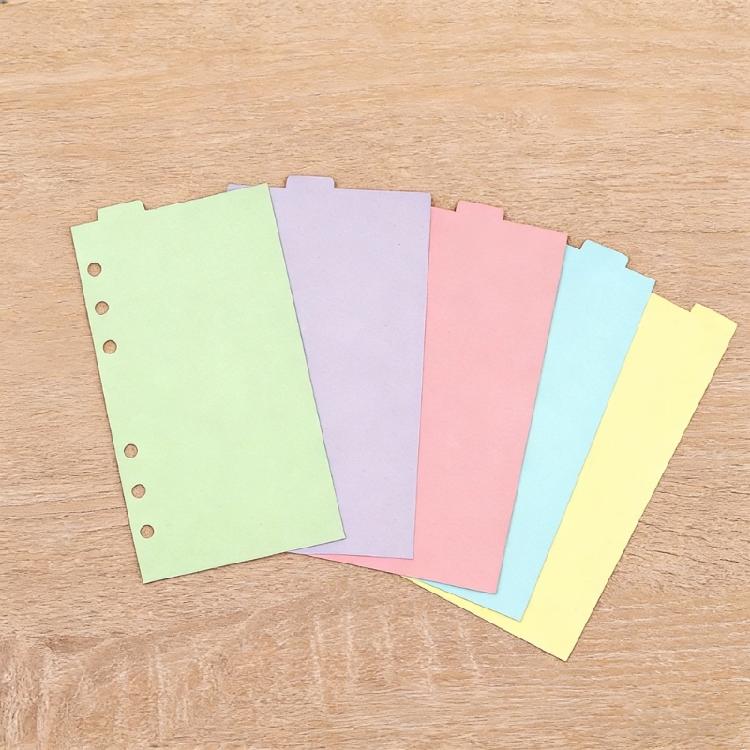 Rainbow Patterned Index Pages For Binders Easy To Rearrange Sections Ideal For Classifying Important Paper