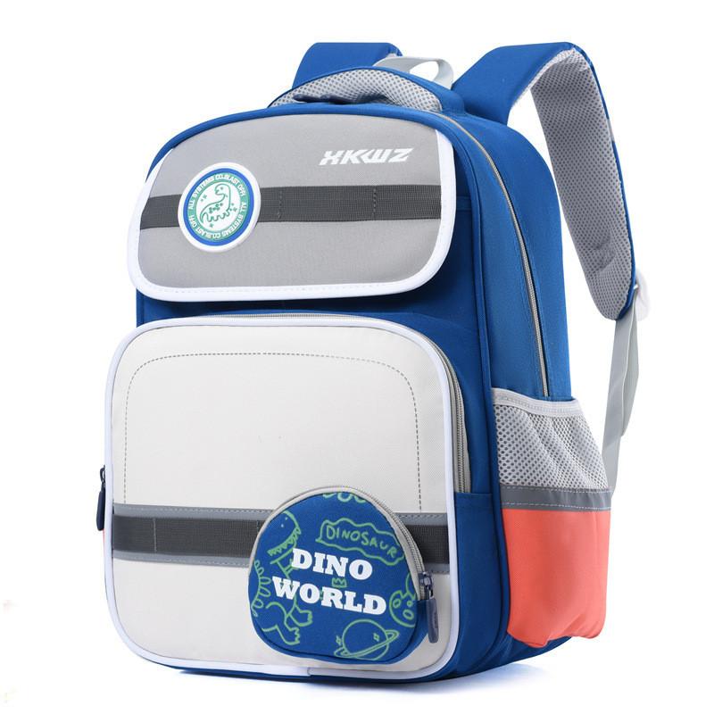 Lovely Kindergarten Backpack For Girls Boys With Colorful Splicing Double Shoulder Bag