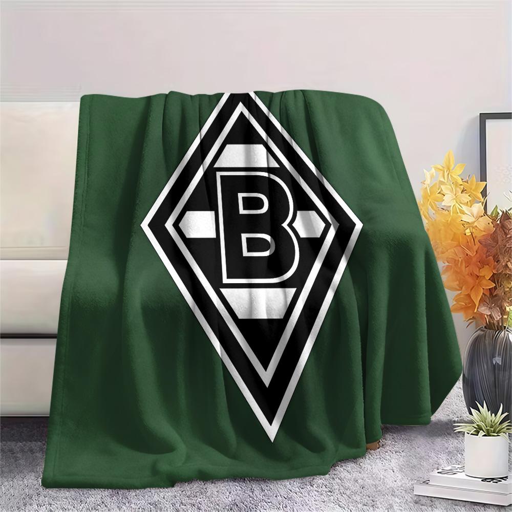 Borussia Print Flannel Blanket, High quality Comfortable for All Seasons, Home Decor, Warmth and Comfort, Perfect for Christmas Gifts