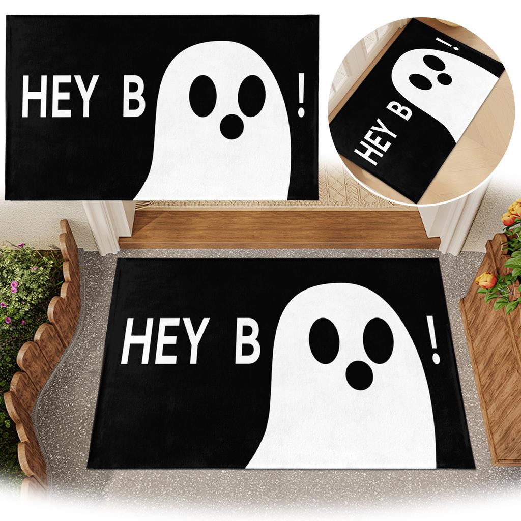 Halloween Diatomaceous Doormat with Rubber Backing, Non- Outdoor Entrance for Entryway
