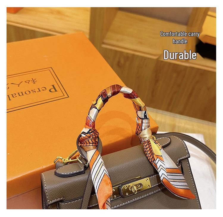 Women's Retro Crossbody Handbag with Versatile Scarf Style