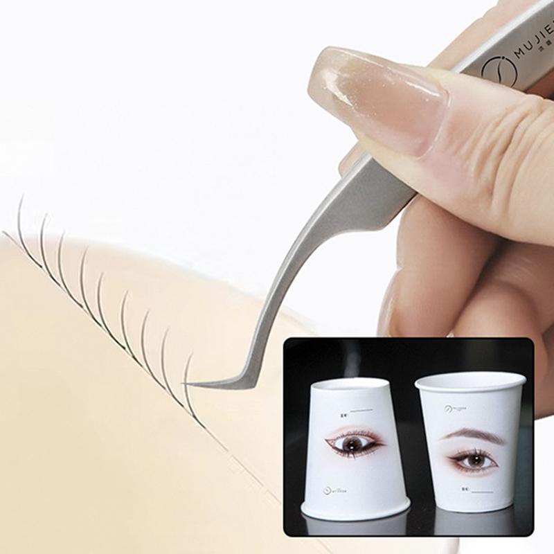 20/50Pcs Beauty Eyelash Practice Paper Cup Eyelash Extension Practice Beginner Lashes Training Disposable Paper Cups Versatile