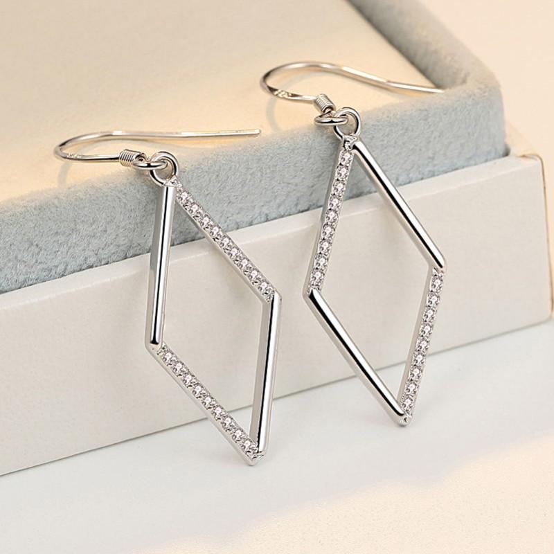 New Style 925 Silver Golden Color Series Women's Earrings Fit Original EarringsWedding Jewelry Exquisite Birthday Gifts