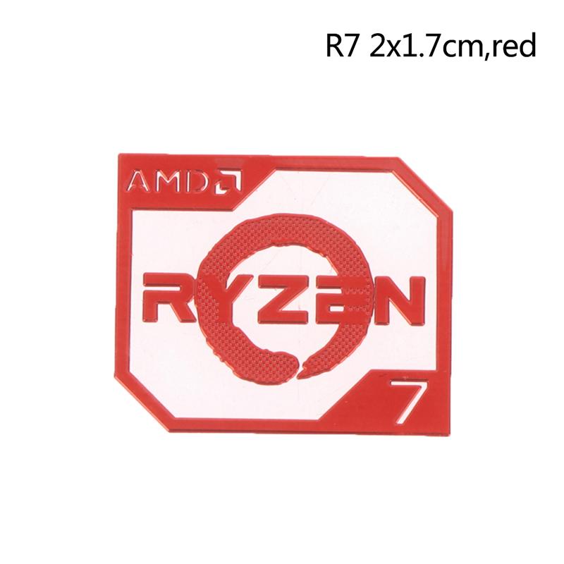 Amd Ruilong Ryzen R9 R7 R5 R3 Vega Metal Sticker Notebook Desktop Logo Sticker