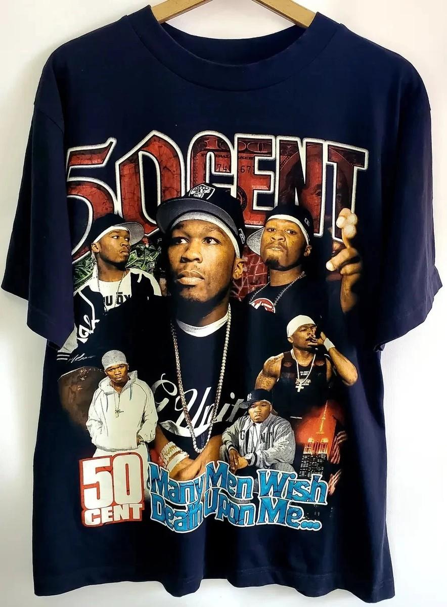Горячий подарок 50 Cent для фанатов Перепечатка Все размеры U18.147 XL brown
