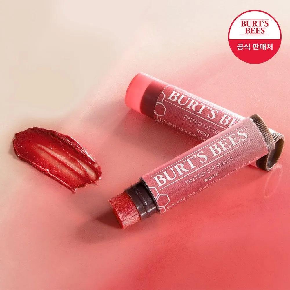 [Burt s Bees Official] Tinted Lip Balm Rose Duo