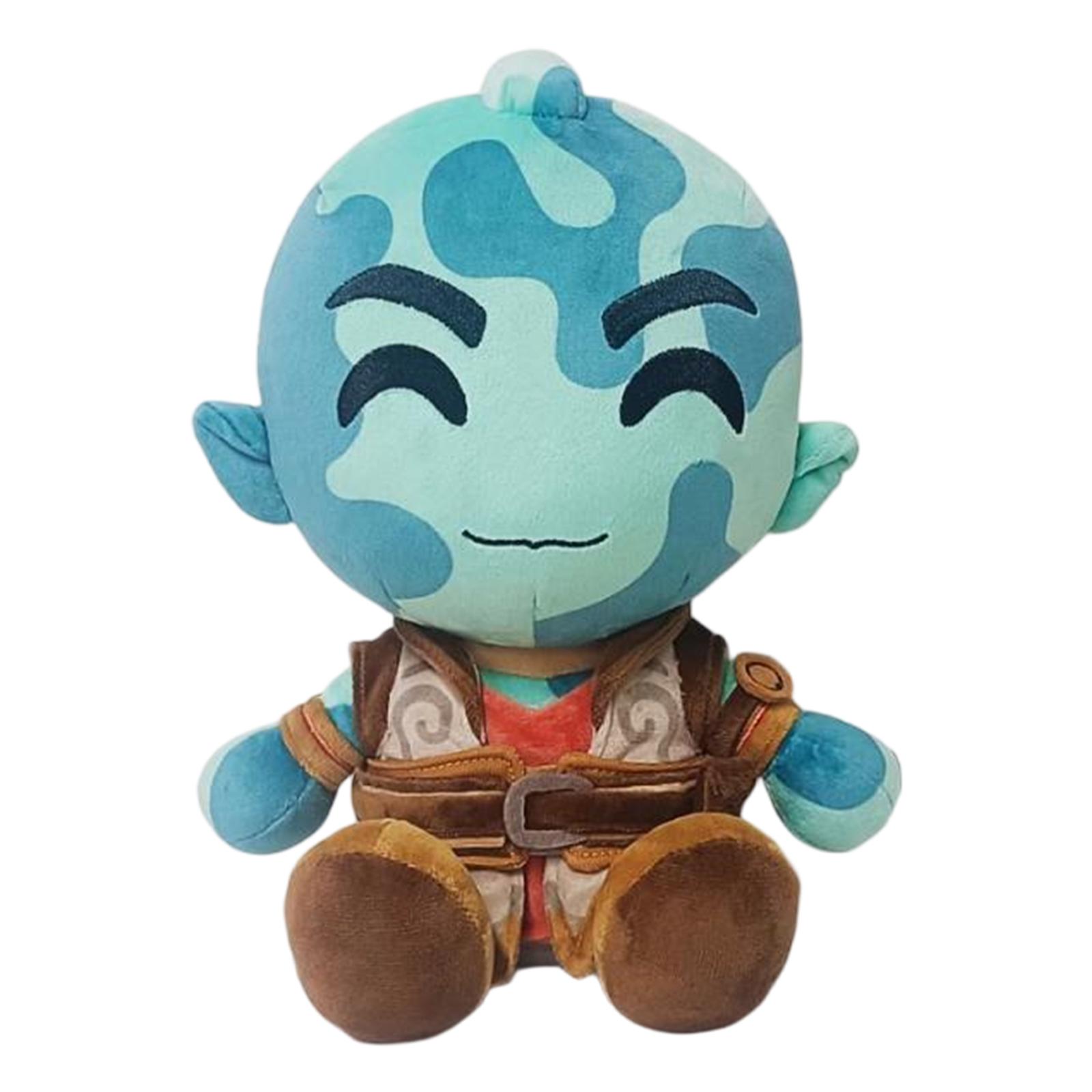 

Plush Stuffed Toy Doll Soft Fabric Character with Large Ears and Detailed Clothing for Collectors and Gift Giving one size