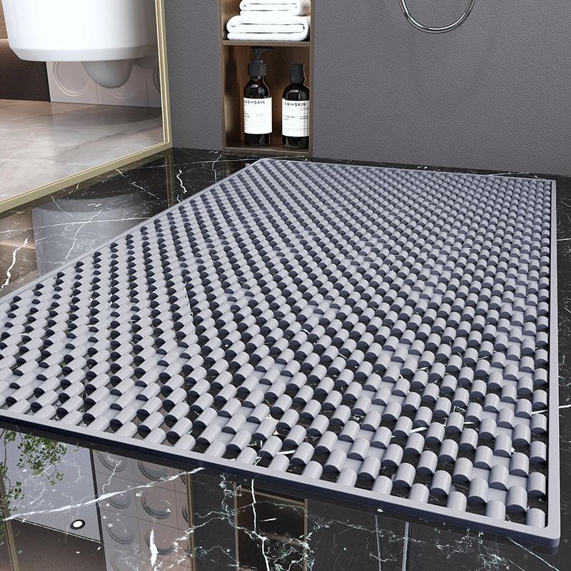 Bathroom Mat Non-Slip Mat Household Shower Room Bathing Anti-Drop Suction Cup Floor Mat Toilet Bathroom Shower Massage Mat