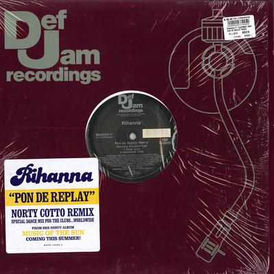 12inch Record RIHANNA - Pon De Replay Remix B000525911 DEF JAM 2005 US Rap  Hip-HopRB Used