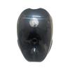 BSA A7 A10 BLACK PAINTED CHROME FUEL TANK WITH BADGE CAP KNEEPAD & TAP |Fit For