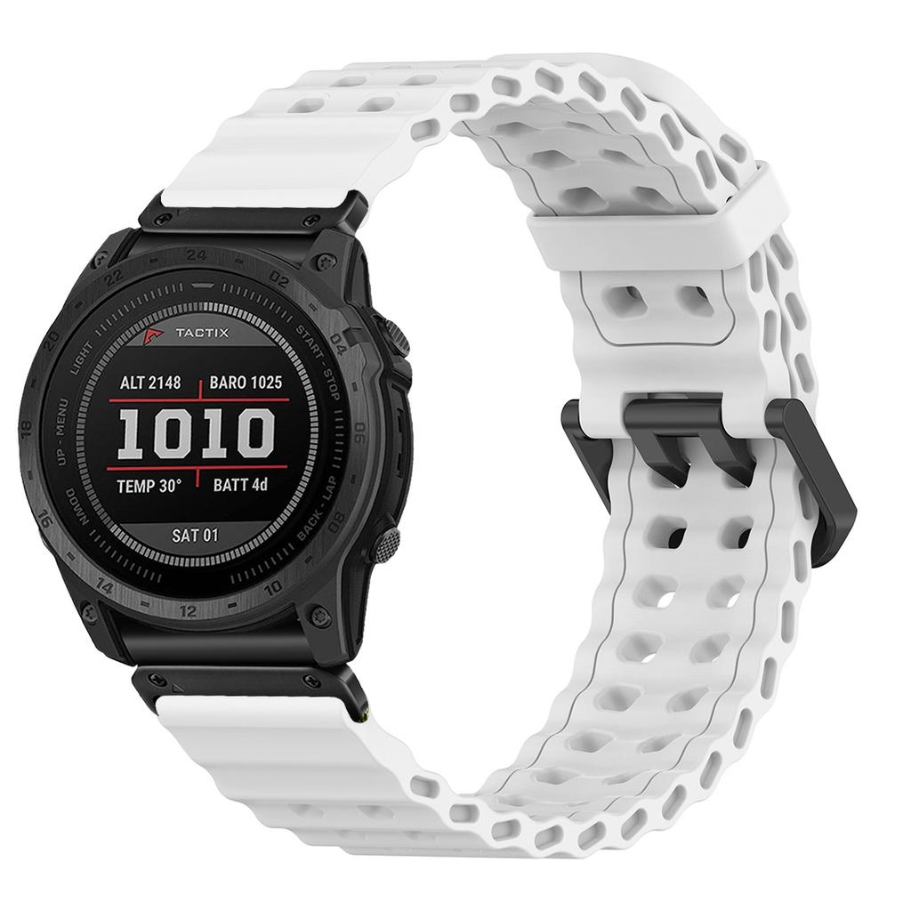 26mm Strap For Garmin Fenix 8 51mm Sport Silicone Wristband for Garmin Fenix 7XPro Instinst 3 Instinct 2X Solar Enduro 3 2 Band
