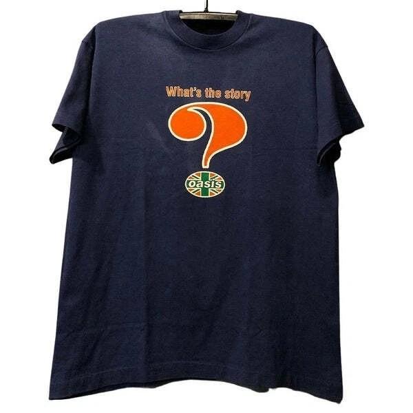 Vintage Oasis band What s the Story black Unisex Shirt Reprint tee S-5XL Unisex T-Shirt XXL