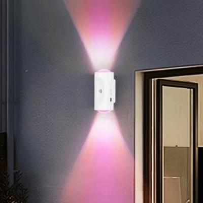 Wireless Sensor Night Light 3/7 Colors Changing Portable Wall LED Lamp USB Rechargeable Motion Sensor RGB Gradient Wall Lamp