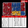 Insulated Terminal Block Set with Crimping Pliers 102/280Pcs Durable Electrical Connectors Kit for Home Car Repair