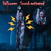 Halloween Decorations Electric Voice-activated Hanging Ghost Clown Hanging Ghost Haunted House Horror Decoration Props