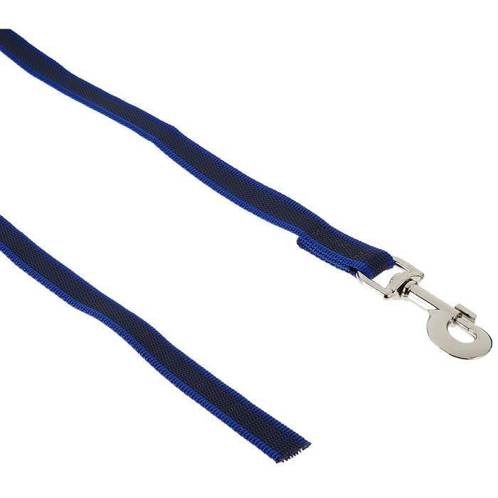 JULIUS K-9 Couleur et Gris Julius-K9 Super-Grip Laisse sans poignée, 20 mm x 2 m, Bleu/Gris - 216GM-B-2
