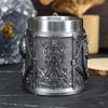 Medieval Knight Beer Mug With Dragon Handle Retro Style Stainless Steel Liner Large Capacity Tankard For Men Gifts