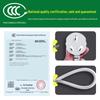 3-Core Pure Copper Power Cord with Plug: 10A/16A High-Power Extension with Bare End and Three-Pin Socket