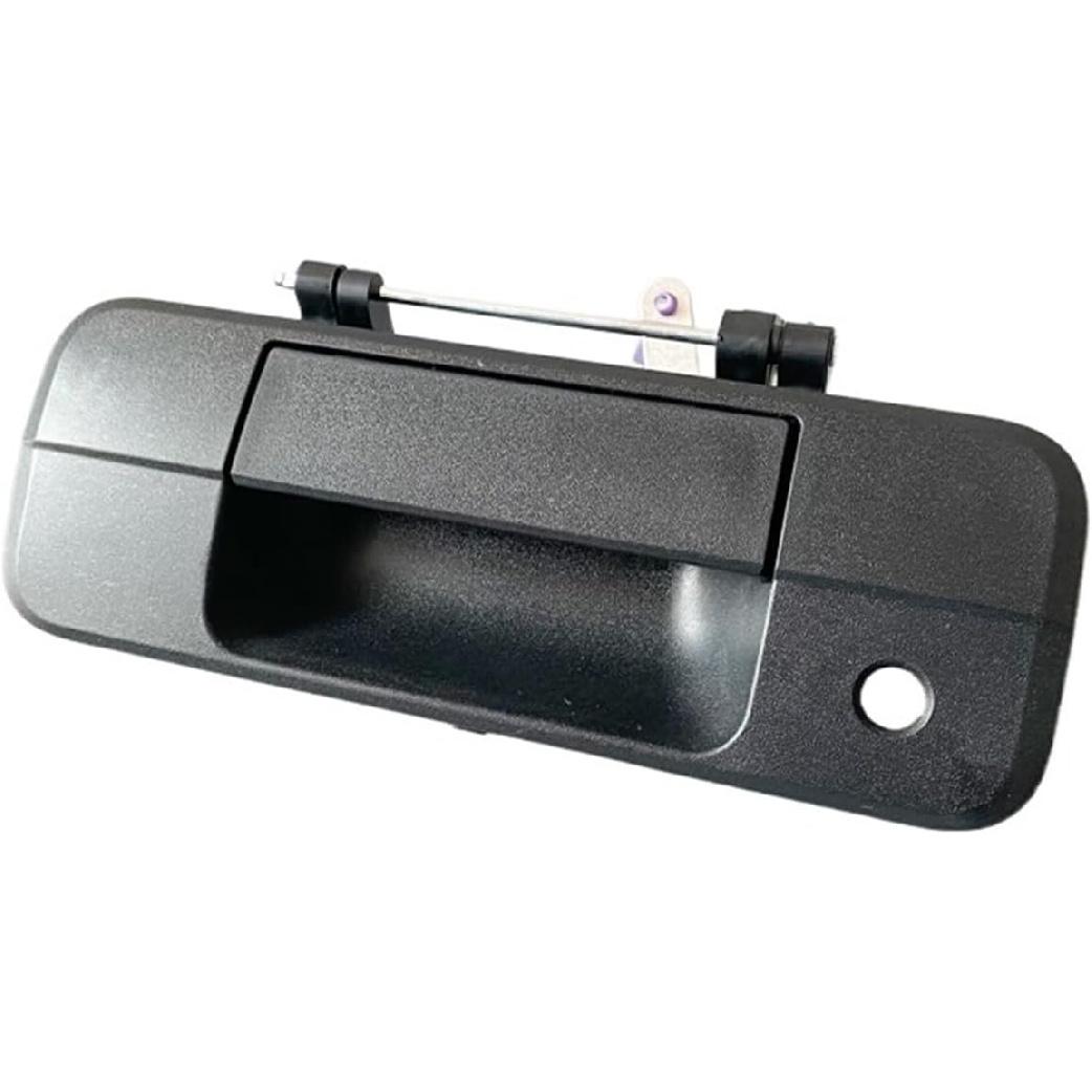 

Compatible for Toyota Pickup Tundra 07-13 Trunk Door Handle Back Door Tailgate Open Catcher Handle Asyy with Key Hole Black 69090-0c040