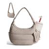 Casual Dumpling Shoulder Bag for Women Lightweight Underarm Crossbody Bag for Students Commute Purse