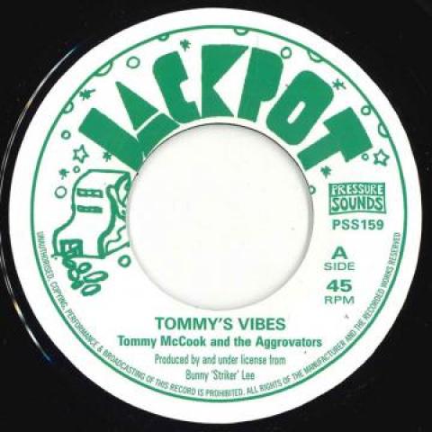 

7inch Record TOMMY MCCOOK, AGGROVATORS - Tommy s Vibes / Version PSS159 Pressure Sounds 1976 UK Reggae, Ska & Dub Used