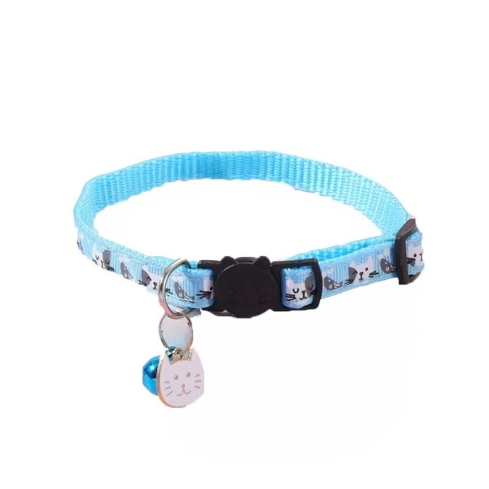 Quick Release Buckle Cat Collars Bell Kitten Necklace Cute Pet Collar For Dogs