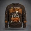 Men's Halloween Print Neck Pullover for Casual Daily Wear