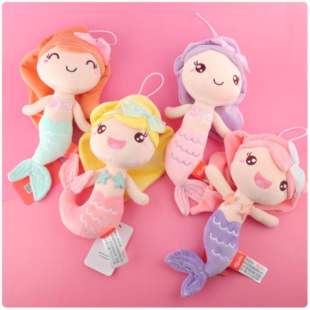 Soft Toy Mermaid Plush Dolls Princess Style Plush Toy Mermaid Stuffed Toy Wedding Party Decor