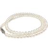 [Isowa Pearl] Isowa Pearl, a Pearl Specialty Store In Ise-Shima, Presents: Freshwater Pearl Necklace 5.5-6.0mm White, Magnetic Clasp 73910