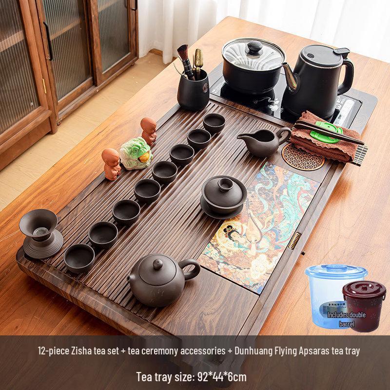 12-Piece Ceramic Tea Set with Tea Ceremony Accessories