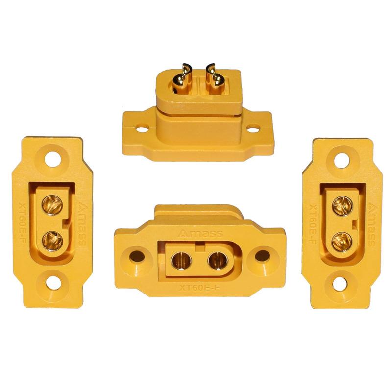 Amass XT60E-F XT60E Female Plug XT60H Male Bullet Connector Plug Adapter For RC FPV Lipo Battery RC Quadcopter XT60E Female Plug