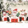 Creative Christmas Countdown Calendar Cartoon Santa Calendar Ornaments  Christmas Decoration