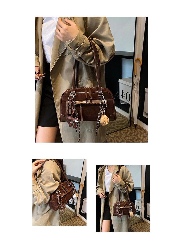 2025 Retro Y2K Korean Niche Large Capacity Women's Underarm Shoulder Handbag - Autumn/Winter Fashion