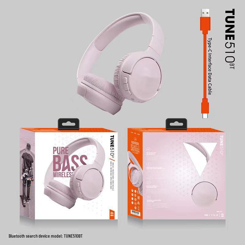 

Бездротові спортивні Bluetooth-навушники TUNE510BT рожевий