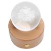 LED Crystal Ball Music Box for Bluetooth Birthday Festivals Gifts Desktop Ornament