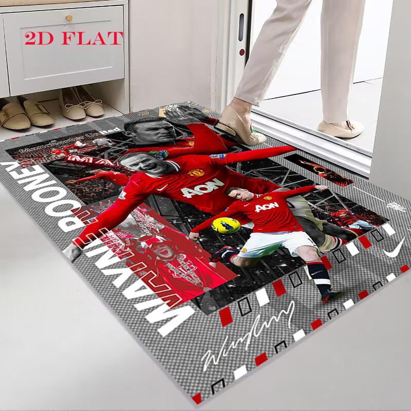 Man Utd Vloerkleed Tapijt voor Woonkamer Slaapkamer Huis Sofa Decoratie, Kinderspeel Antislip Vloermat